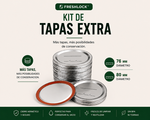 FreshLock™ Kit de Tapas Extra